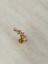 Taşlı Yaprak Detaylı Gold Piercing 1