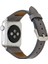 Apple Watch Uyumlu Deri Kordon 42-44-45MM Slim Rst9 Gri 2