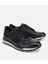 02AYH284820A100 ERKEK Deri Siyah Spor Ayakkabı 2