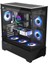 CF925 Tamperli Cam Gaming Oyuncu Kasası Siyah - 3 Rgb Fanlı, Kumandalı, Itx/m-Atx/atx/e-Atx Uyumlu 2