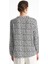 Yeni Sezon Bağlamalı Yaka Desenli Uzun Kollu Kadın Bluz 4
