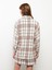 Yeni Sezon Ekose Uzun Kollu Tüvit Oversize Kadın Gömlek Ceket 5