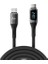 240W LED Ekranlı E-Mark Çipli Pd 3.1 USB Type-C To Type-C Hızlı Şarj ve Kablosu 2 Metre 2