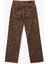 Normal Bel Düğmeli Düz Paça Zebra Desenli Jean Pantolon - Straight Fit Jean 4
