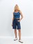Yeni Sezon Bermuda Fit Kadın Jean Şort 1