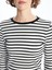 Yeni Sezon Bisiklet Yaka Çizgili Kadın Tişört 3