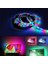 Bluetooth Kumandalı Tv Arkası Rgb USB Şerit LED 5metre 2