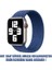 Series 5 40MM Için Kordon, (Medium Size, 147MM) Knitted Fabric Loop Mavi 3