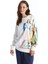 Yeni Sezon Bisiklet Yaka Baskılı Oversize Kadın Sweatshirt 1