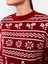Yeni Sezon Bisiklet Yaka Yılbaşı Temalı Uzun Kollu Kadın Triko Kazak 4