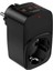 Akım Korumalı Priz 1x Priz, 2x Type-C, 1x USB Port Çıkışlı Tekli (Siyah) 3