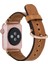 Apple Watch Uyumlu Deri Kordon 38-40-41MM Roma G19 Taba 2