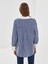 Yeni Sezon Çizgili Oversize Poplin Kadın Gömlek 4