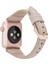Apple Watch Uyumlu Deri Kordon 38-40-41MM Slim Erc3 Bej 2