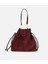 03CAH316270A780 KADIN Süet Deri Bordo Bucket Omuz Çantası 6