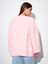 60991 Yumuşak Dokulu Dökümlü Triko Hırka-Pembe 2