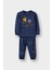 Erkek Bebek Pijama Takımı Uzay Baskılı Uzun Kollu Penye Üst Uzun Alt G4401A525WN 1