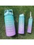3'lü Motivasyon Su Matarası Şisesi 2 Lt + 750ML+280ML Sticker Hediyeli 5
