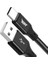 BL71 USB To Type-C 2.4A 1.2m Örgülü ve Şarj Kablosu (Siyah) 2