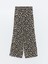 Yeni Sezon Beli Lastikli Leopar Desenli Kadın Pantolon 5
