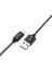 USB To Type-C 3A Örgülü ve Şarj Kablosu 1 Metre Siyah 2