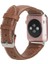 Apple Watch Uyumlu Deri Kordon 42-44-45MM Nm1-As2 Taba 2