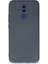 Mate 20 Lite Kılıf Nano Içi Kadife Silikon - Gri 1