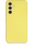 A54 5g Kılıf Nano Içi Kadife Silikon - Sarı 1