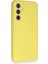 A54 5g Kılıf Nano Içi Kadife Silikon - Sarı 2
