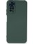 Redmi Note 11 Kılıf Nano Içi Kadife Silikon - Koyu Yeşil 1