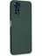 Redmi Note 11 Kılıf Nano Içi Kadife Silikon - Koyu Yeşil 2