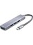 Type-C Hub 4*usb3.0 Gri HDX7043 1