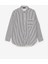 Yeni Sezon Çizgili Oversize Poplin Kadın Gömlek 5