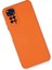 Redmi Note 11 Kılıf Nano Içi Kadife Silikon - Turuncu 3