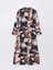 Yeni Sezon Desenli Uzun Kollu Kadın Gömlek Elbise 5