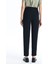 Yeni Sezon Beli Lastikli Düz Krep Kadın Pantolon 4