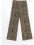 Yeni Sezon Beli Lastikli Leopar Desenli Kadın Pantolon 5