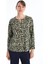 Yeni Sezon Bisiklet Yaka Leopar Desenli Kadın Bluz 1