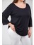 Kadın 1112039 Sırt Detaylı Siyah Bluz 1