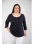 Kadın 1112039 Sırt Detaylı Siyah Bluz 4