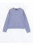 Yeni Sezon Bisiklet Yaka Oversize Kadın Sweatshirt 5