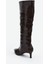 Yeni Sezon Deri Görünümlü Kadın Çizme 5