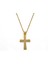 Çelik Kolye Kadın Altın Kaplama Haç Model KLY-630 4