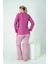 Kadın Penye Süprem Uzunkol Pijama Takım C840-916 2