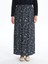 Yeni Sezon Beli Lastikli Desenli Kadın Etek 2