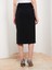 Yeni Sezon Kadın Beli Fermuarlı Düz Etek 5