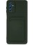 A14 4g Kılıf Kelvin Kartvizitli Silikon - Koyu Yeşil 1