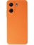 Newface Redmi 13C Kılıf Nano Içi Kadife Silikon - Turuncu 1
