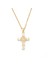Çelik Kolye - Haç Kolye Altın Kaplama KLY-643 1
