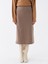 Yeni Sezon Kadın Beli Lastikli Düz Etek 4